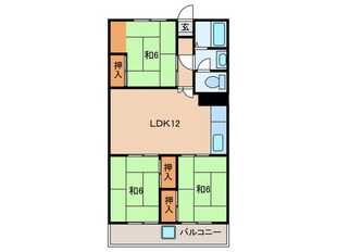 新吉田第三住宅（503）の物件間取画像